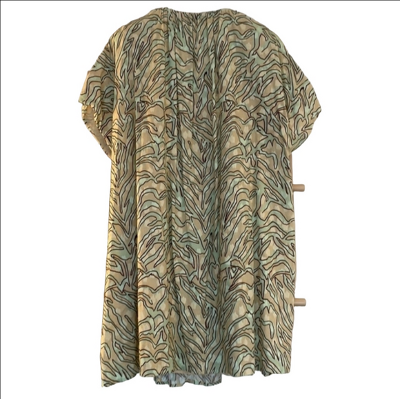 Stine Goya Claudia Jacquard Zebra Mini Dress | Green White | Size S | NWT - Picture 9 of 10